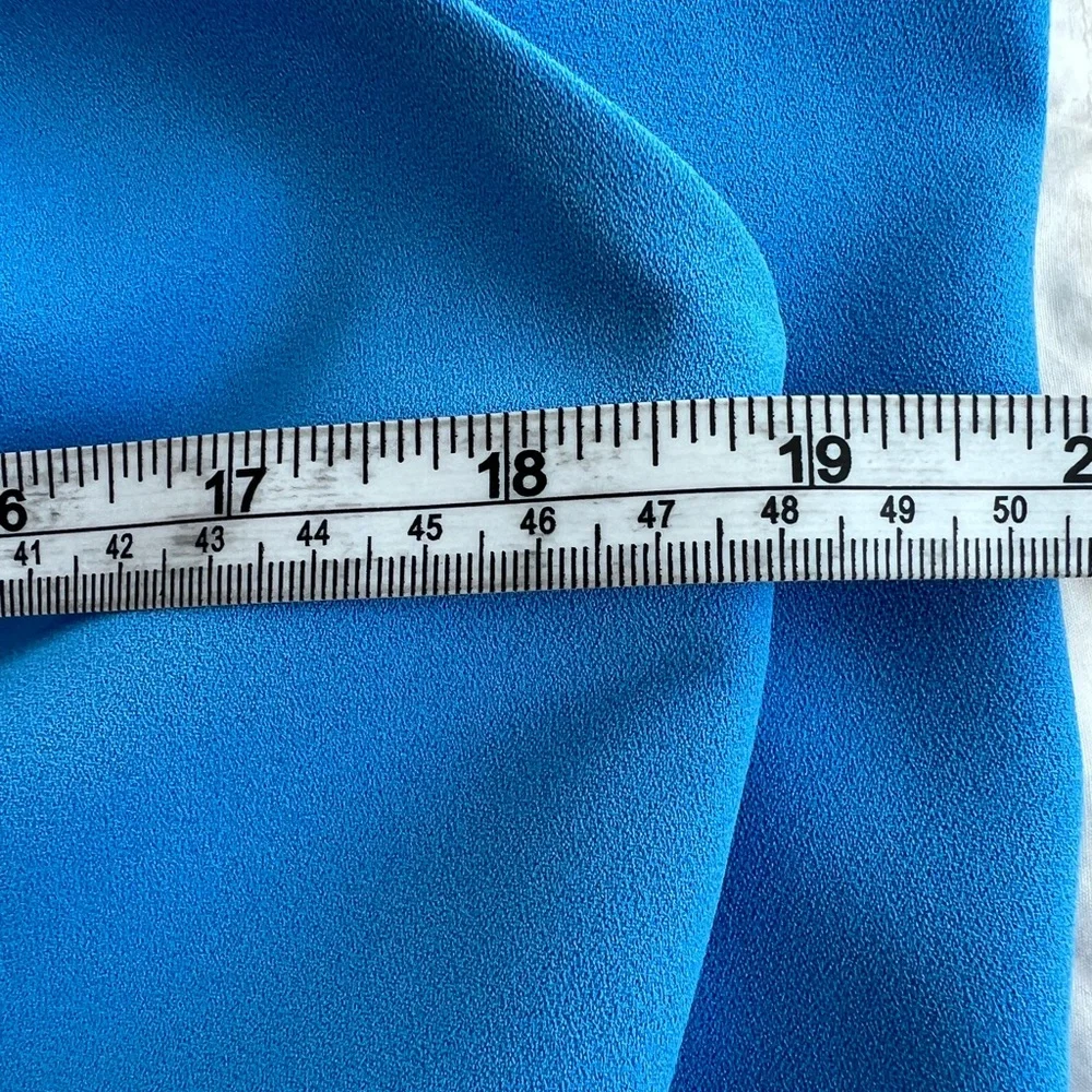 Alice & Olivia Blue Halter Kristy Dress size 12 - Picture 16 of 16